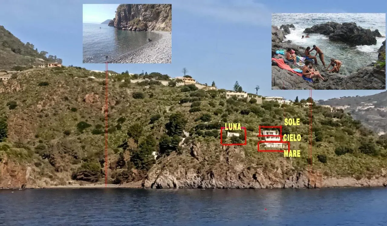 Villa Mare - Suspended Over The Sea Lipari  0*, Lipari (Isola Lipari) Italy